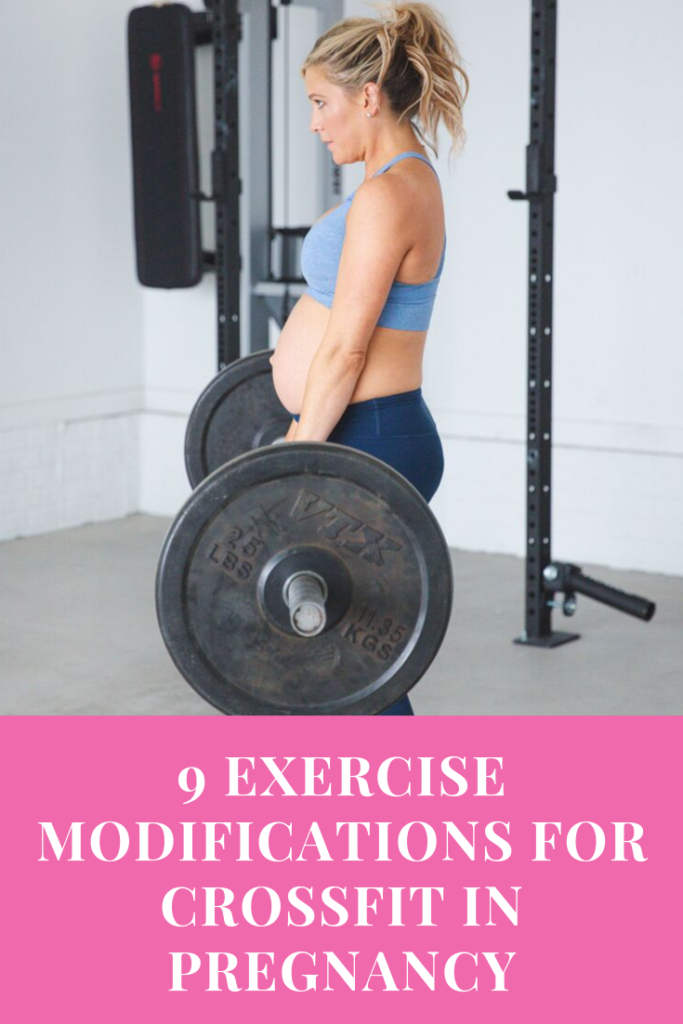 crossfit in pregnancy modifications