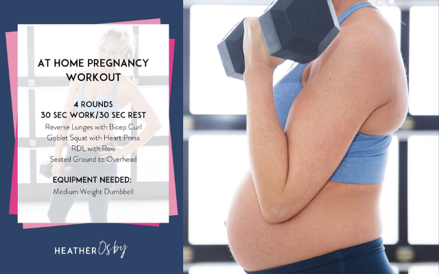 Quick & Easy At Home Pregnancy Workout